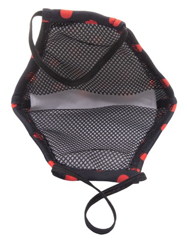 Masque Filtrant C95 MAJOR GENERAL MICHELINHO Noir et Rouge