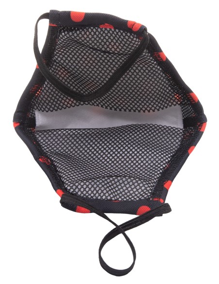 Masque Filtrant C95 MAJOR GENERAL MICHELINHO Noir et Rouge