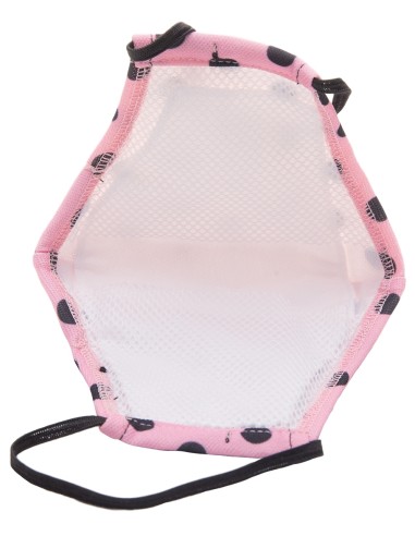 Masque Filtrant C95 MAJOR GENERAL MICHELINHO Rose et Noir