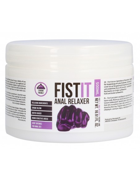 Lubrifiant Crème anale relaxante Fist It 500mL Lubrifiant Crème anale relaxante Fist It 500mL