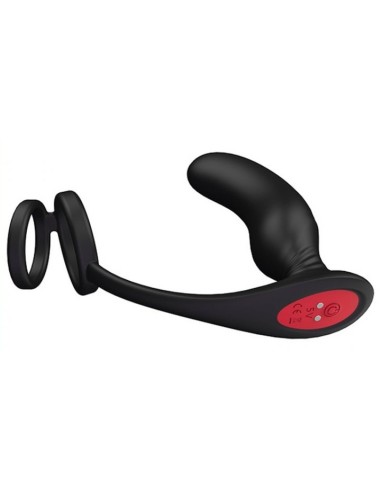 Plug vibrant et cockring Lanco 11 x 3.2 cm