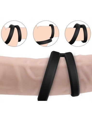 Plug vibrant avec Cockring Wandering 11 x 3 cm