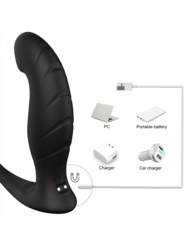 Plug vibrant avec Cockring Wandering 11 x 3 cm