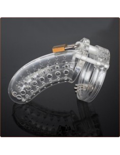 Cage de chasteté Perforated 9.5 x 3.5 cm Transparente