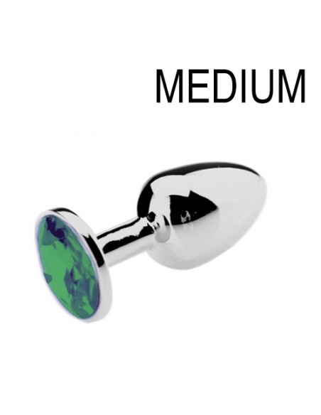 Plug bijou Vert 7 x 3.4 cm Plug bijou Vert 7 x 3.4 cm