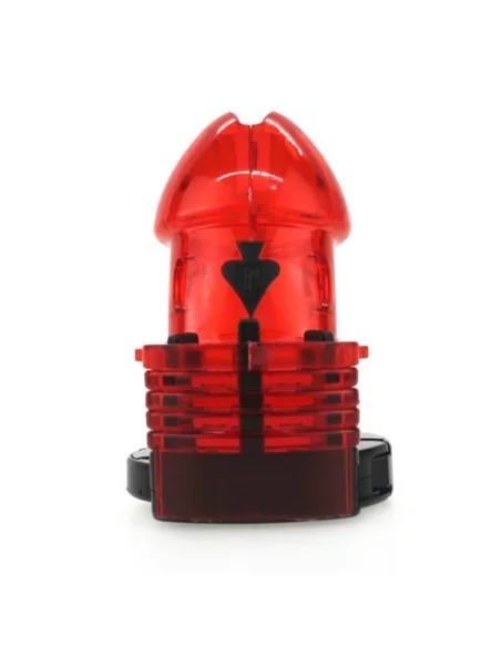 Cage de chasteté ajustable 10 x 3.5cm Rouge