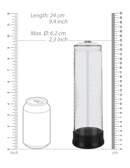 Pompe de pénis automatique Auto-Pump 21 x 6 cm