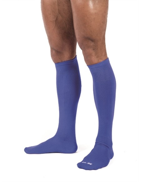 Chaussettes hautes Foot Socks Bleu