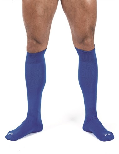 Chaussettes hautes Foot Socks Bleu