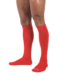 Chaussettes hautes Foot Socks Rouge