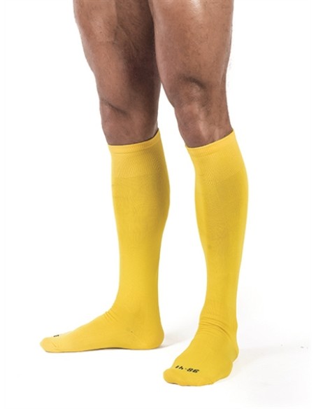 Chaussettes hautes Foot Socks Jaune