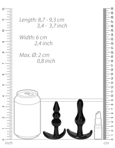 Set de 4 plugs Variés Sono N°80
