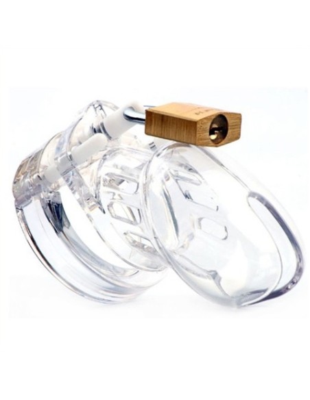 Cage de chasteté MINI LOCKY 6 x 3.2 cm Transparente Cage de chasteté MINI LOCKY 6 x 3.2 cm Transparente