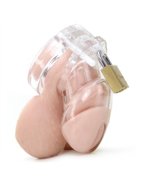 Cage de chasteté MINI LOCKY 6 x 3.2 cm Transparente Cage de chasteté MINI LOCKY 6 x 3.2 cm Transparente