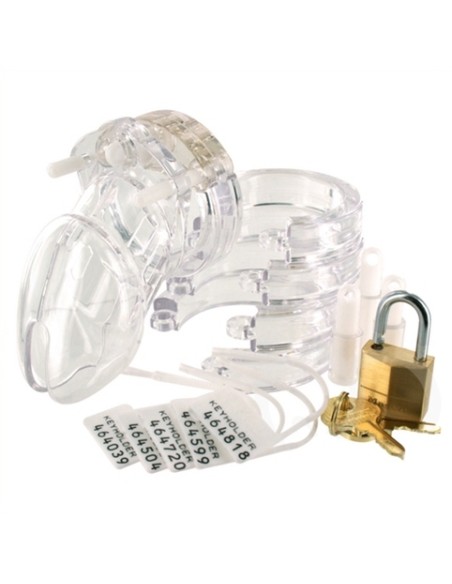 Cage de chasteté MINI LOCKY 6 x 3.2 cm Transparente Cage de chasteté MINI LOCKY 6 x 3.2 cm Transparente