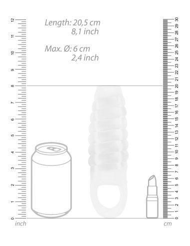 Gaine à pénis Sono N°21 - 14 x 6 cm