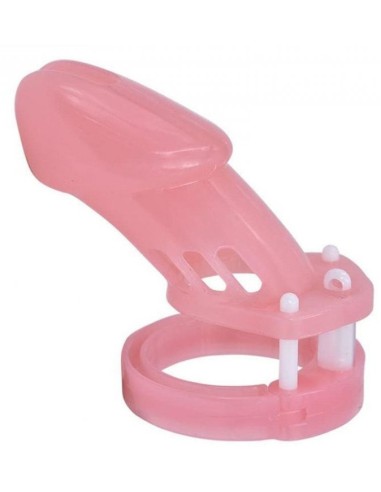 Cage de chasteté Locky 8 x 3.3 cm Rose