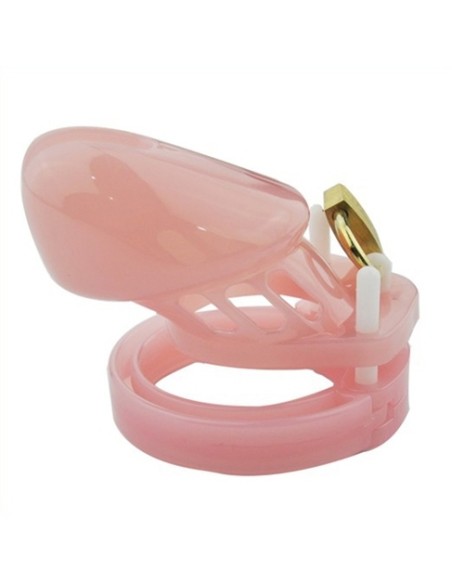 Cage de chasteté Mini Locky 6 x 3.2cm Rose
