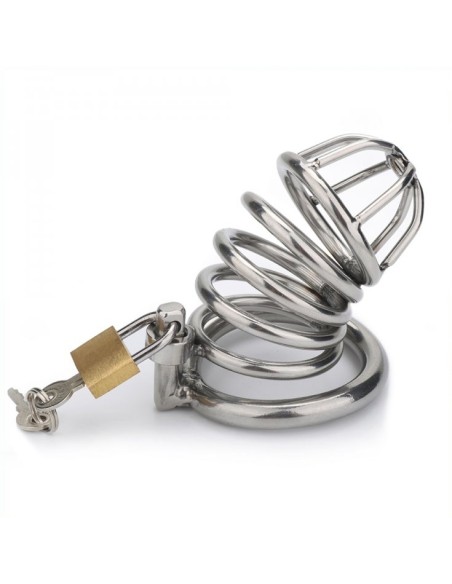 Cage de chasteté Birdy métal 8 x 3.5 cm