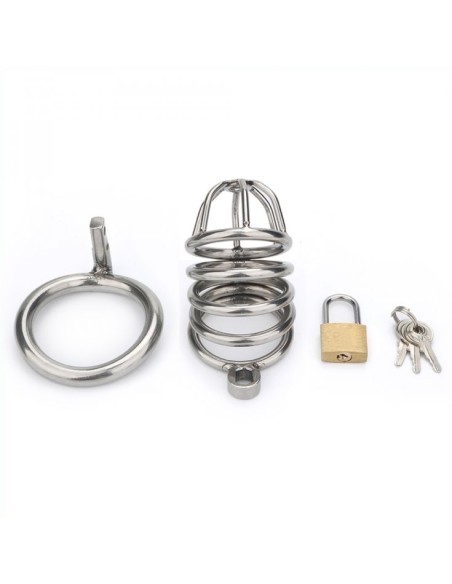 Cage de chasteté Birdy métal 8 x 3.5 cm - Cages de Chasteté - 2