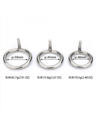 Cage de chasteté Birdy métal 8 x 3.5 cm - Cages de Chasteté - 3