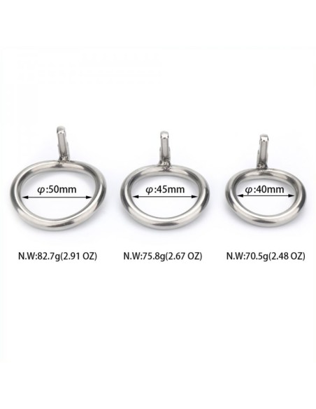 Cage de chasteté Birdy métal 8 x 3.5 cm - Cages de Chasteté - 3