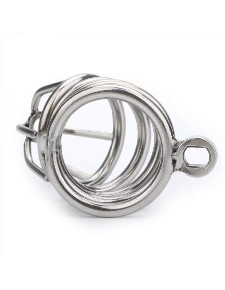 Cage de chasteté Birdy métal 8 x 3.5 cm - Cages de Chasteté - 4