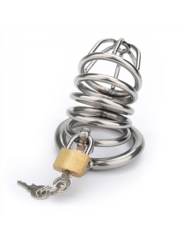 Cage de chasteté Birdy métal 8 x 3.5 cm - Cages de Chasteté - 6