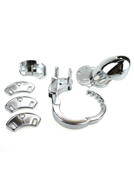 Cage de chasteté Modula métal 9 x 3.5 cm Cage de chasteté Modula métal 9 x 3.5 cm