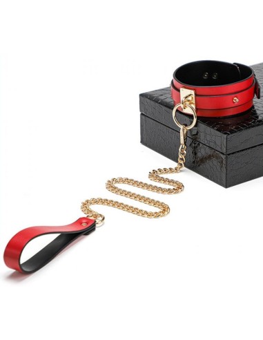 Coffret BDSM Luxury Noir-Rouge 8 Pièces