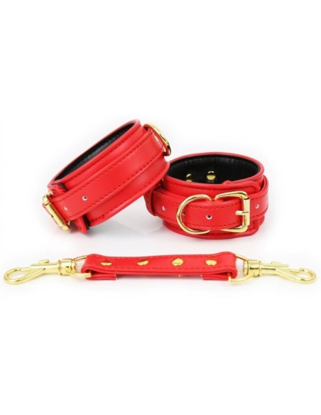 Menottes Simili Pin Lock Rouge