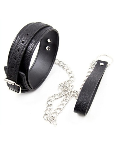 Collier avec Chaîne métal Pety Noir