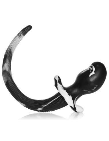 Plug Queue Puppy Tail Beagle 9.5 x 5 cm Blanc