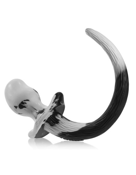 Plug Queue Puppy Tail Bulldog 11.5 x 6 cm Blanc