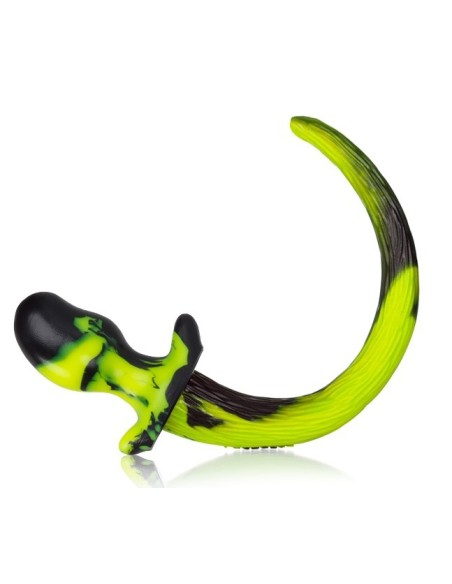 Plug Queue Puppy Tail Bulldog 11.5  x 6 cm Jaune