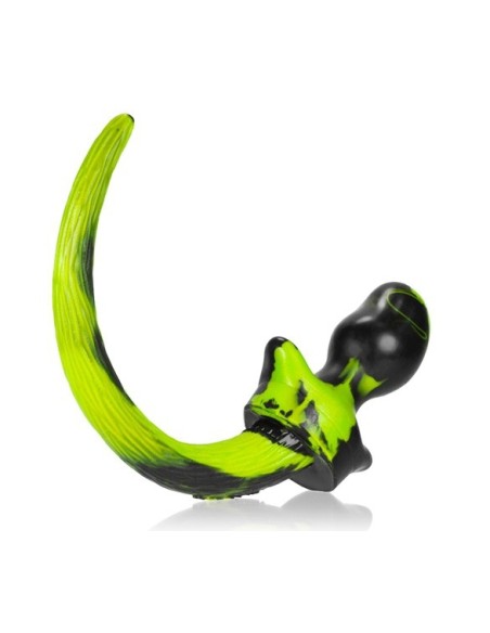 Plug Queue Puppy Tail Bulldog 11.5 x 6 cm Jaune
