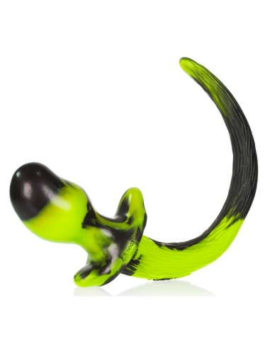 Plug Queue Puppy Tail Bulldog 11.5 x 6 cm Jaune