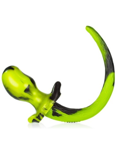 Plug Queue Puppy Tail Bulldog 11.5 x 6 cm Jaune