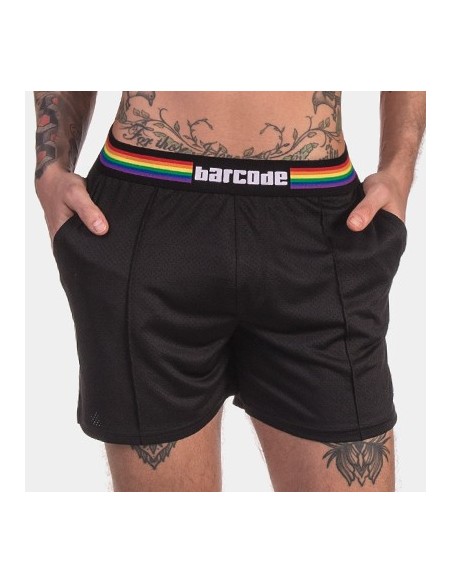 Short Barcode Pride Noir