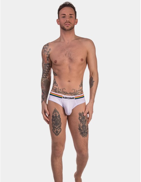 Slip Barcode Pride Blanc Slip Barcode Pride Blanc