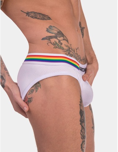 Slip Barcode Pride Blanc