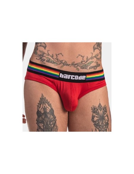Slip Barcode Pride Rouge Slip Barcode Pride Rouge