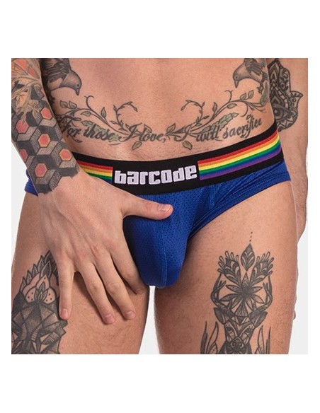 Slip Barcode Pride Bleu