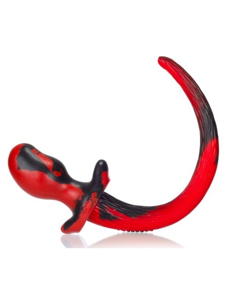 Plug Queue de chien Mastiff 12 x 7 cm Rouge