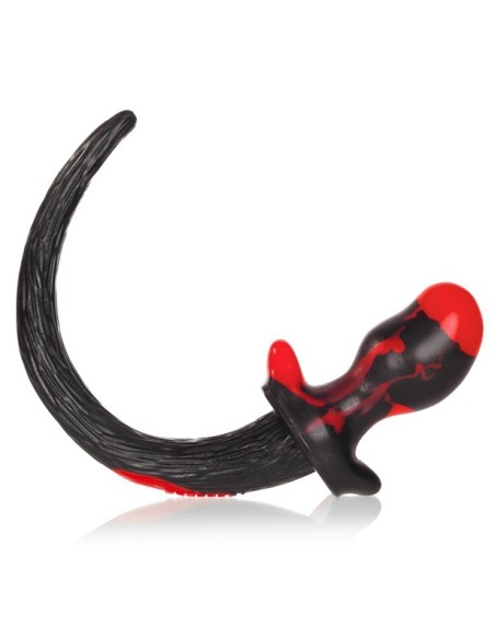 Plug Queue de chien Mastiff 12 x 7 cm Rouge