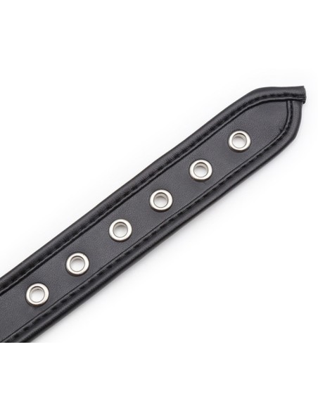 Collier O Ring Simili Noir