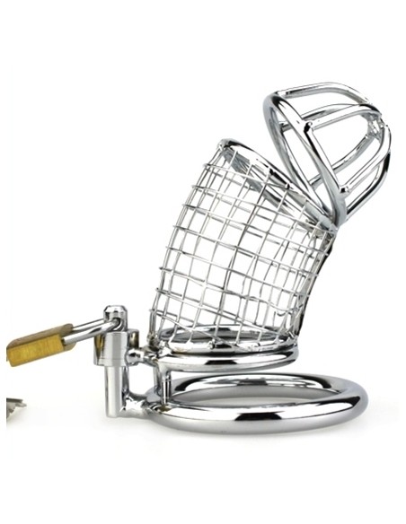 Cage de chasteté Lancelot Net - 9 x 3.5 cm Cage de chasteté Lancelot Net - 9 x 3.5 cm