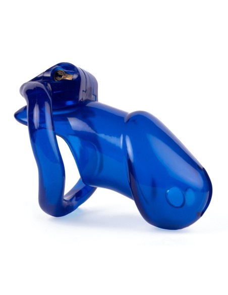 Cage de chasteté Lock Up 9.4 x 3.2cm Bleue Cage de chasteté Lock Up 9.4 x 3.2cm Bleue