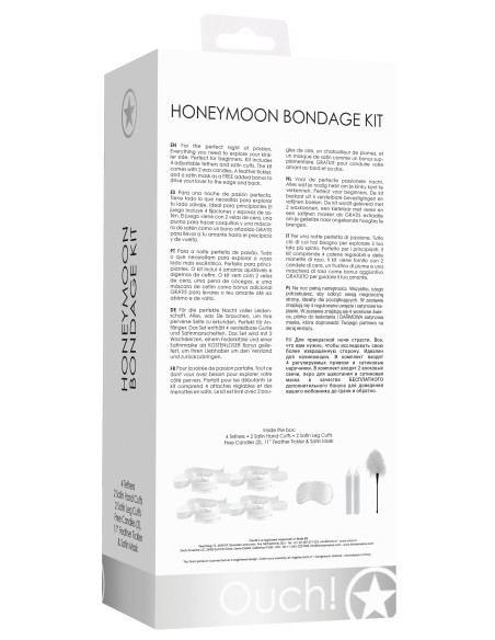 Kit Bondage HoneyMoon Blanc Kit Bondage HoneyMoon Blanc