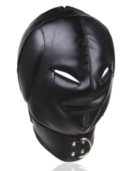 Cagoule Thicker Ear Simili noir